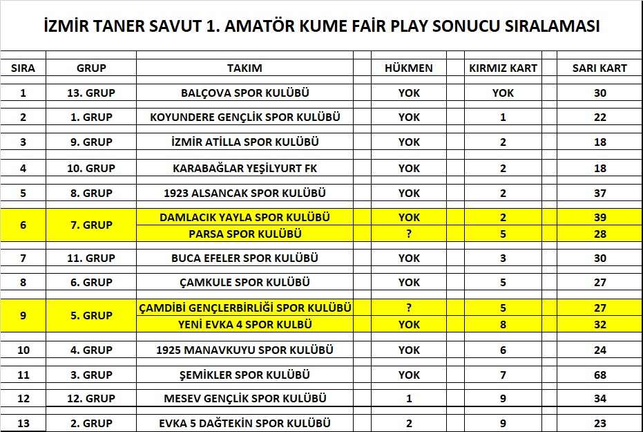 izmir süper amatör lig