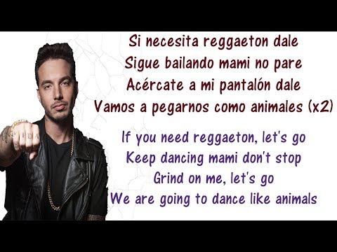 j balvin reggaeton dale lyrics