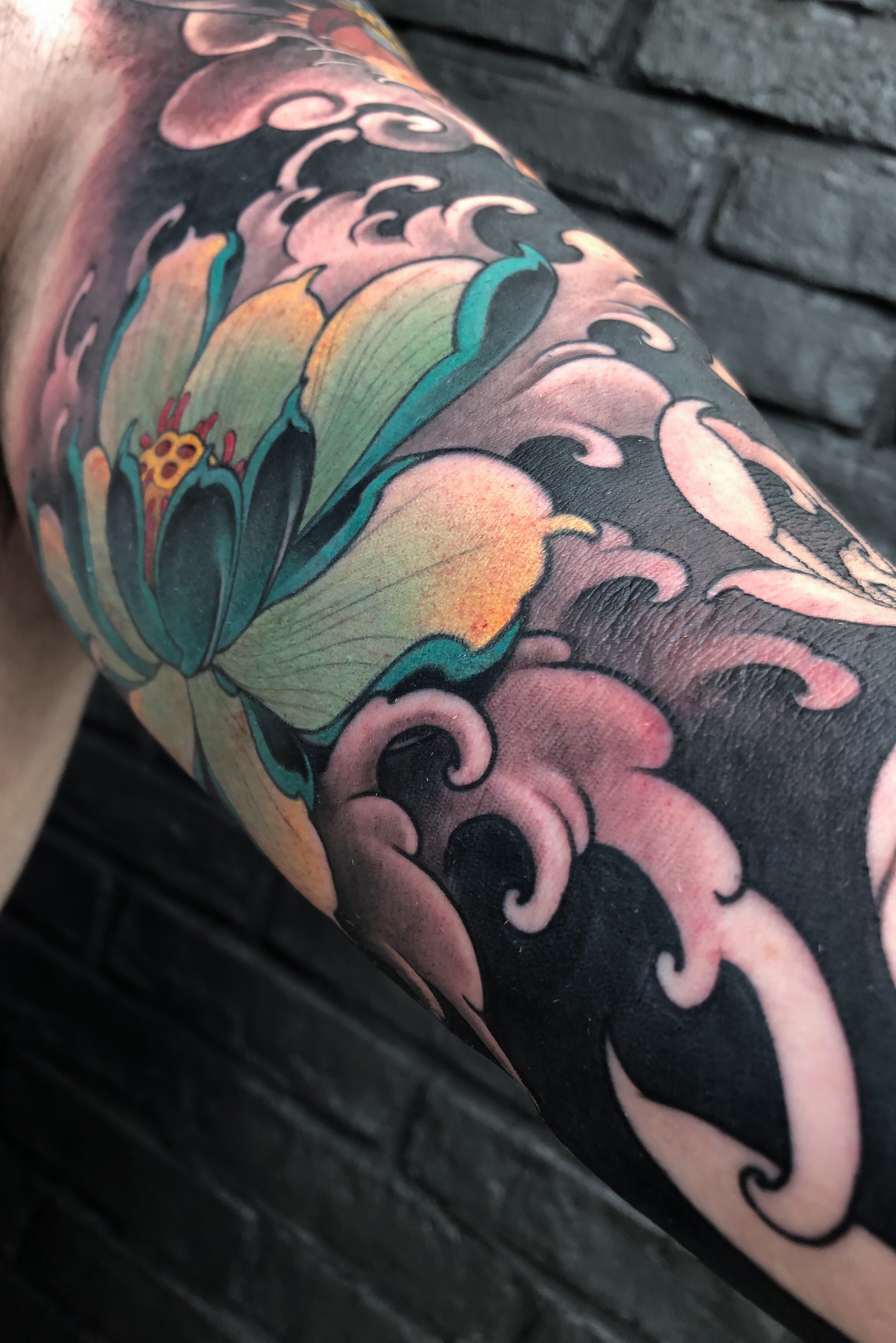 japanese tattoo lotus