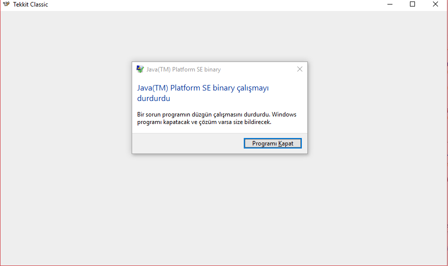 java tm platform se binary hatası