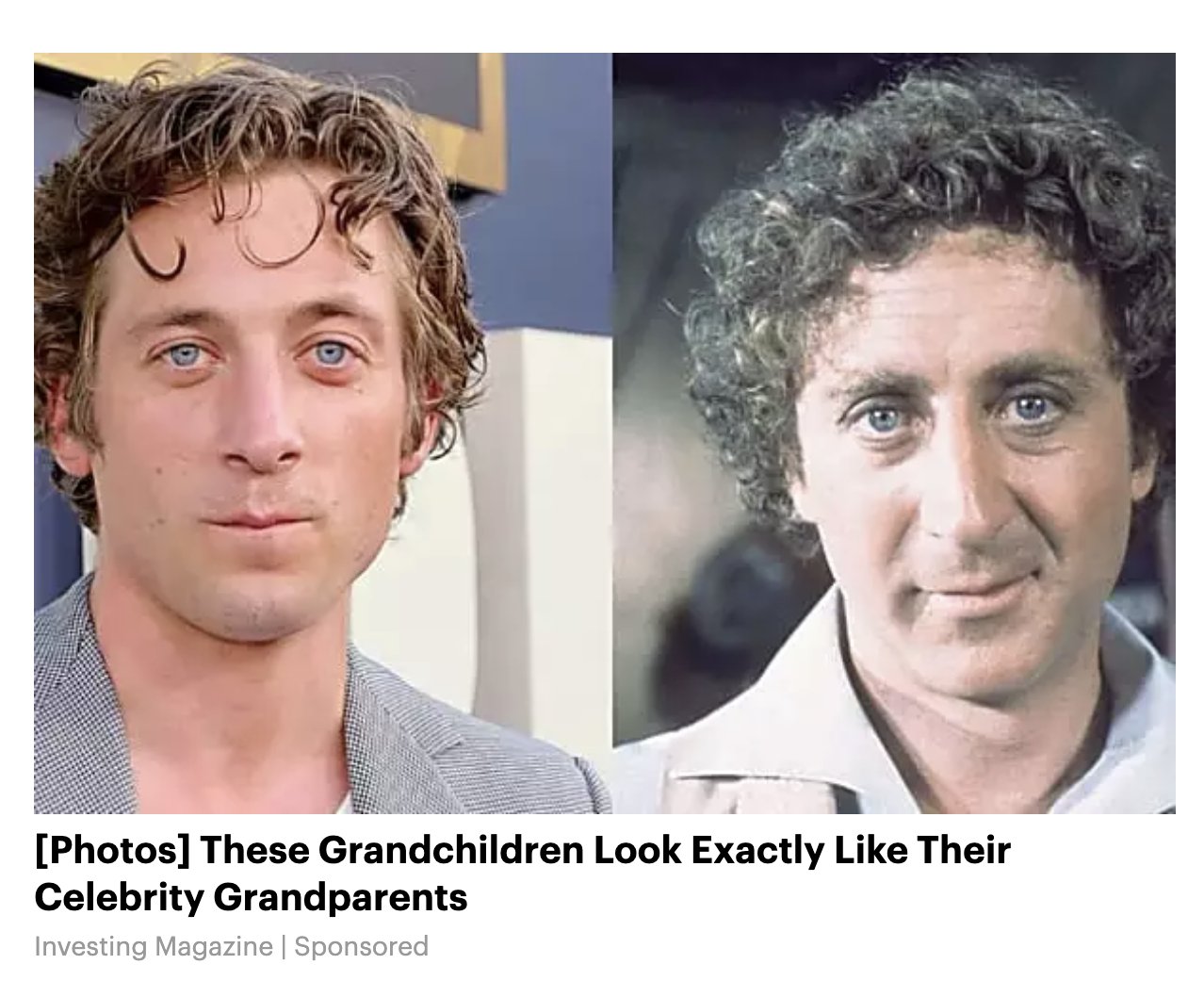 jeremy allen white and gene wilder