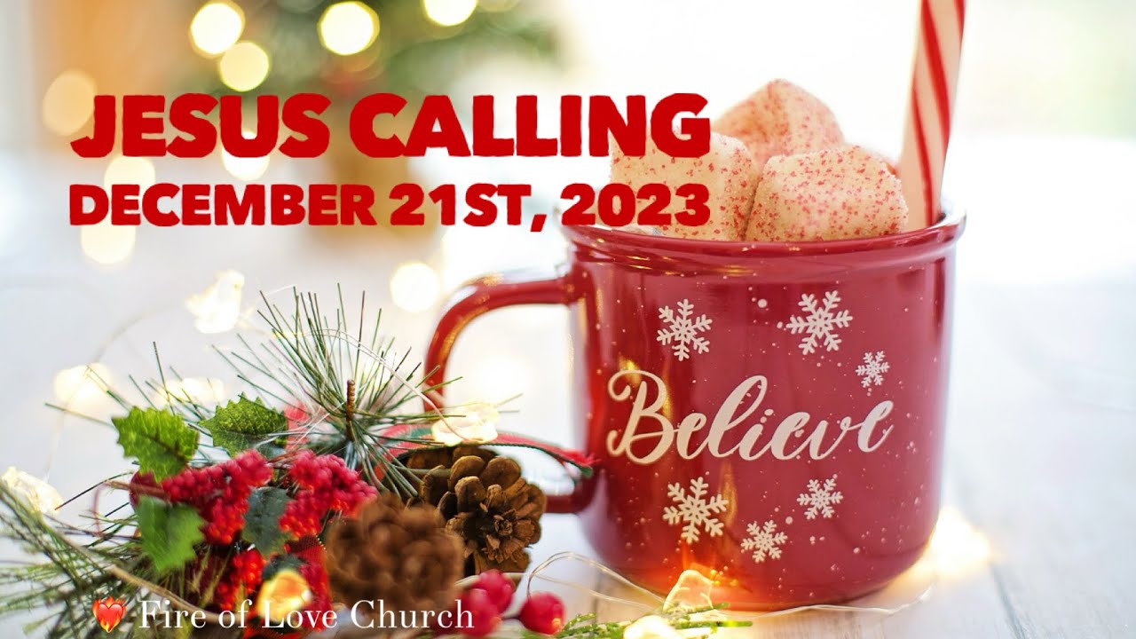 jesus calling december 21