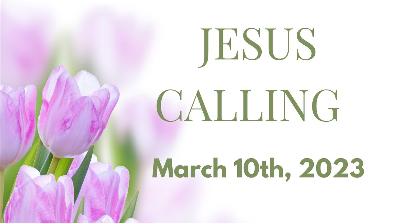 jesus calling march 10