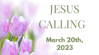 jesus calling march 20