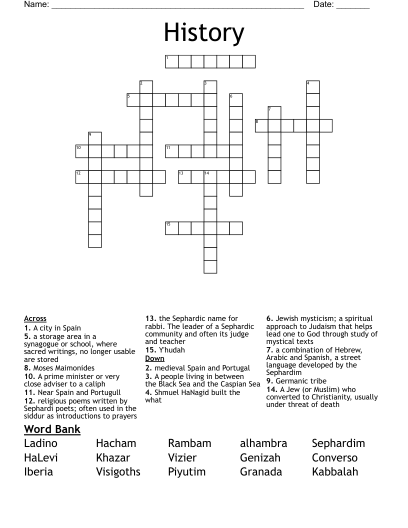 jewish mysticism crossword