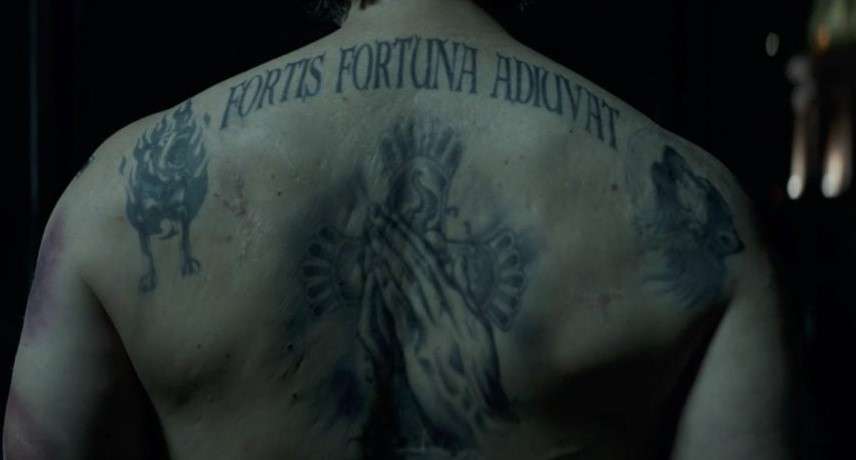 john wicks back tattoo