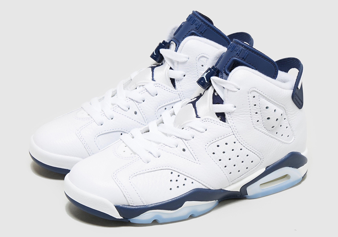 jordan 6 white blue