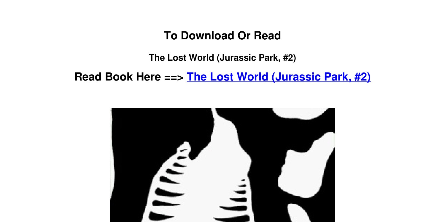 jurassic park 2 pdf