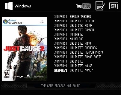 just cause 2 trainer fling