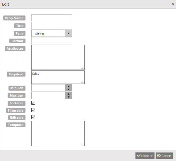 kendo grid column editable false dynamically