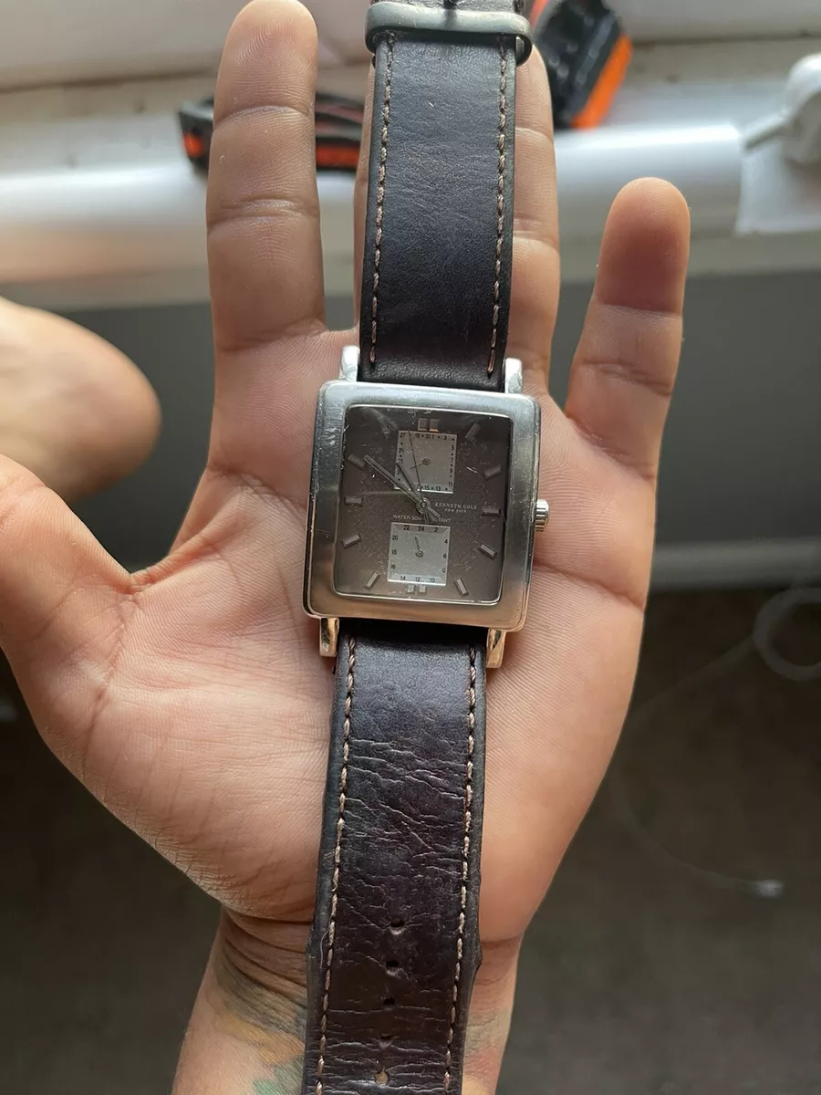 kenneth cole watches leather strap