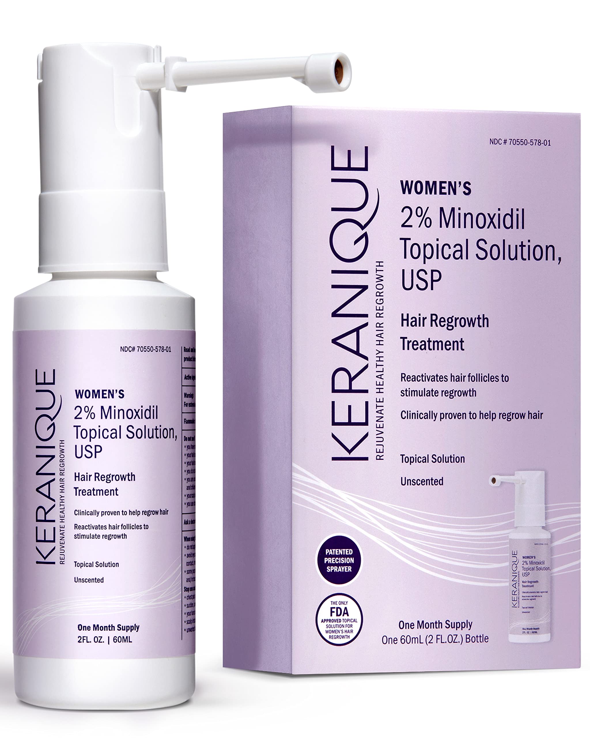 keranique hair regrowth treatment for women