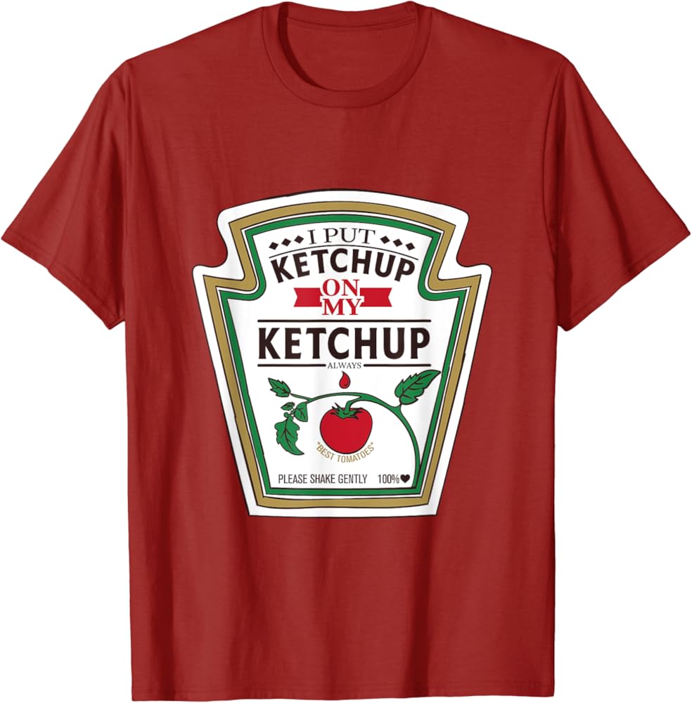 ketchup t shirt