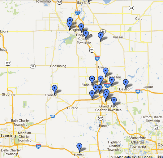 kroger locations in michigan map