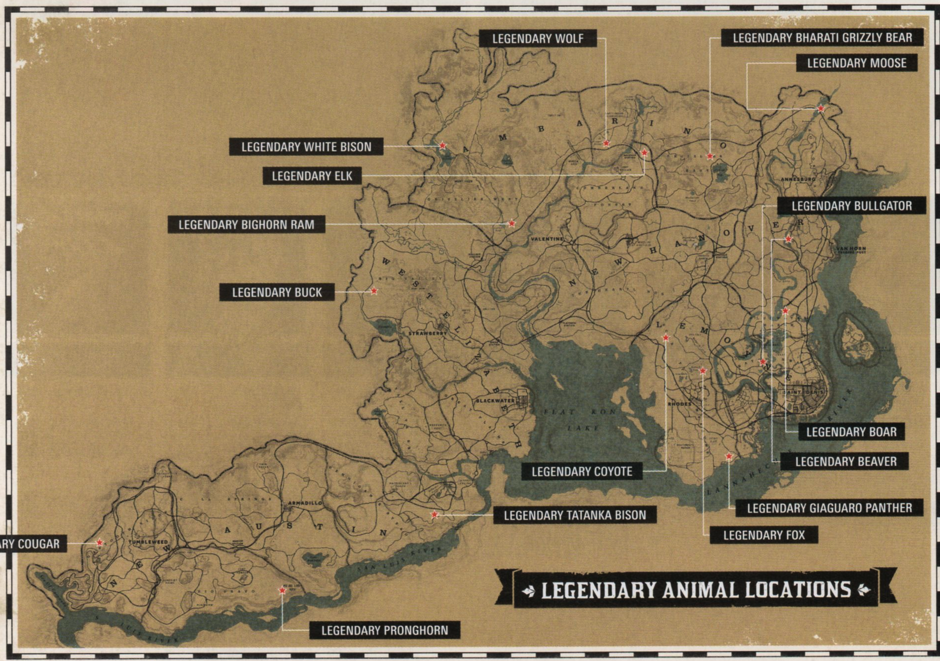 legendary pronghorn location rdr2