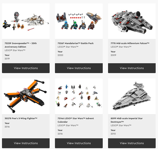 lego online instructions