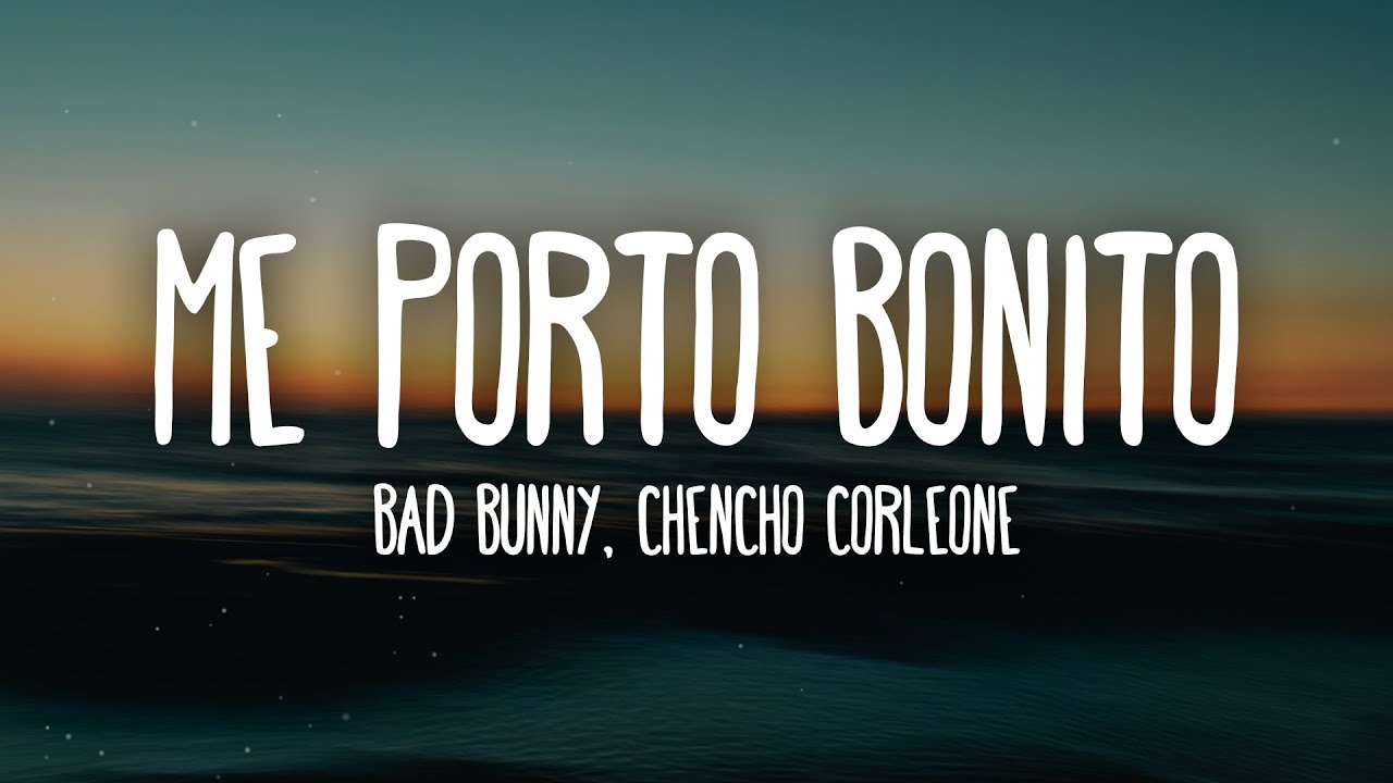 letra de me porto bonito