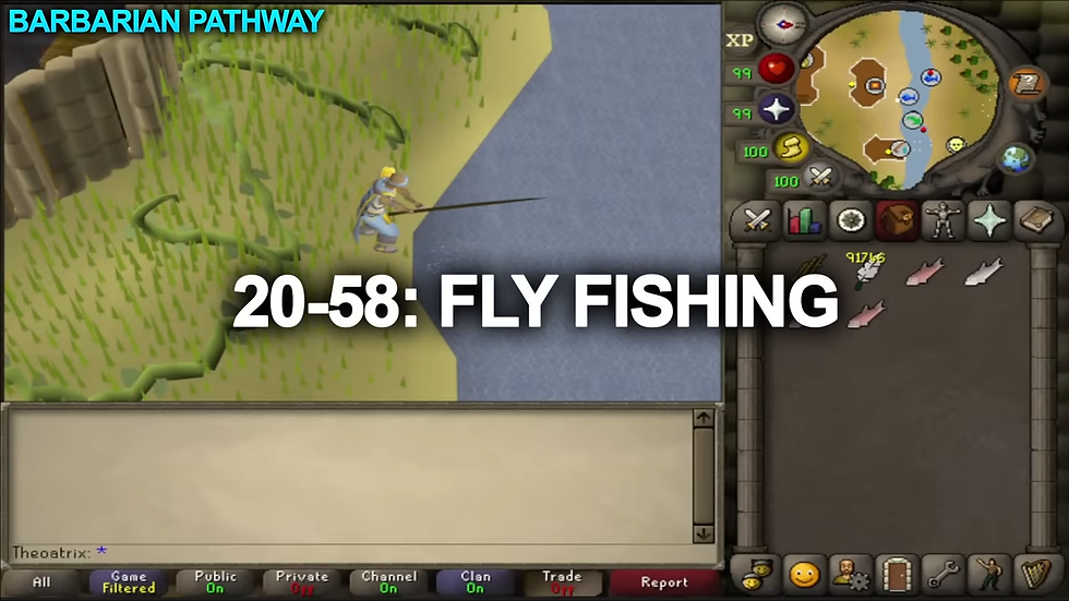 level fishing osrs