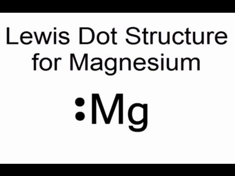 lewis dot diagram for mg