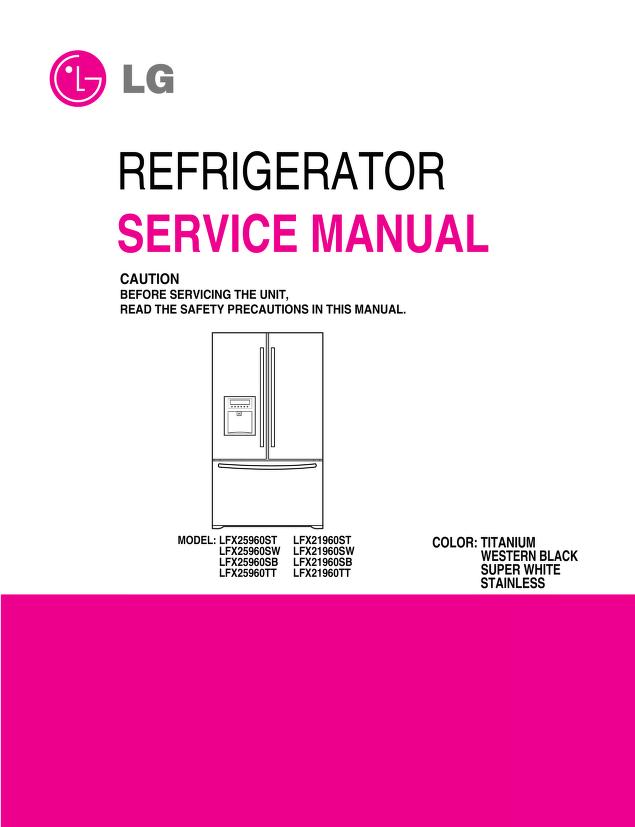 lg appliances manuals