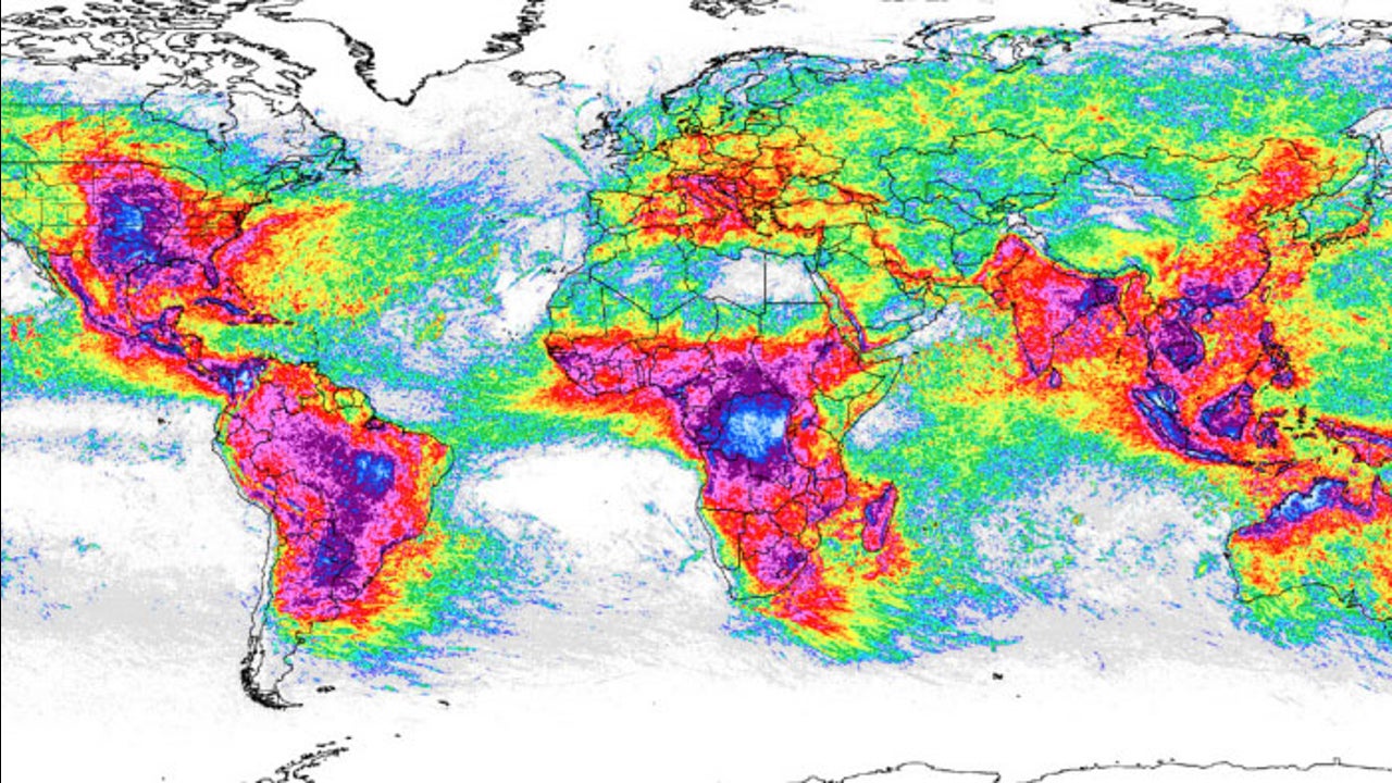 lightning strike map