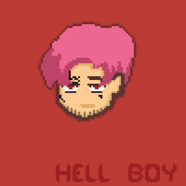 lil peep pixel art