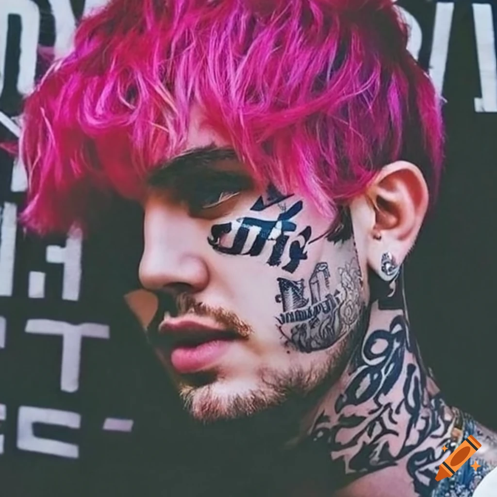 lil peep red hair