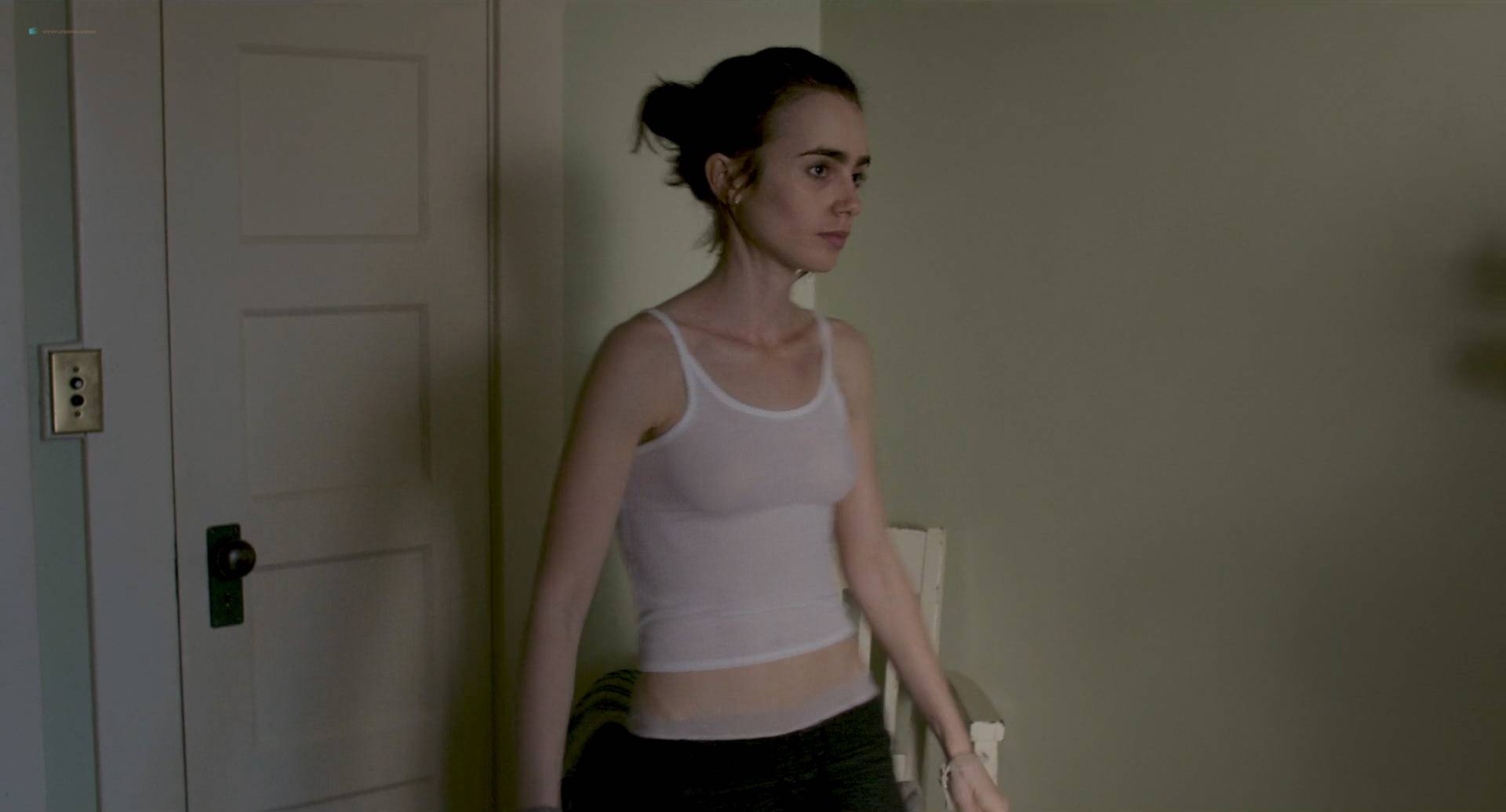 lily collins tits