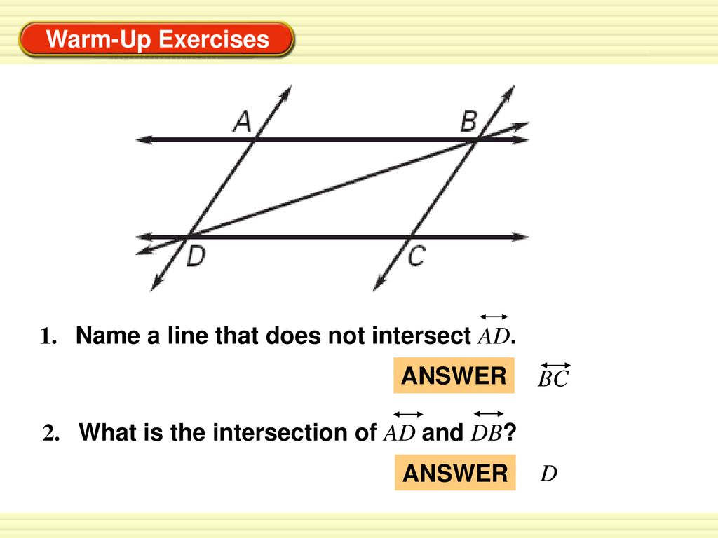 lines that do not intersect