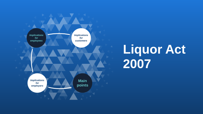 liquor act 2007