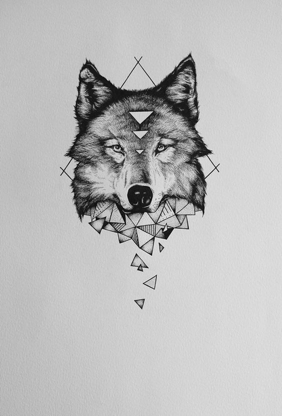 lobo tatto diseño