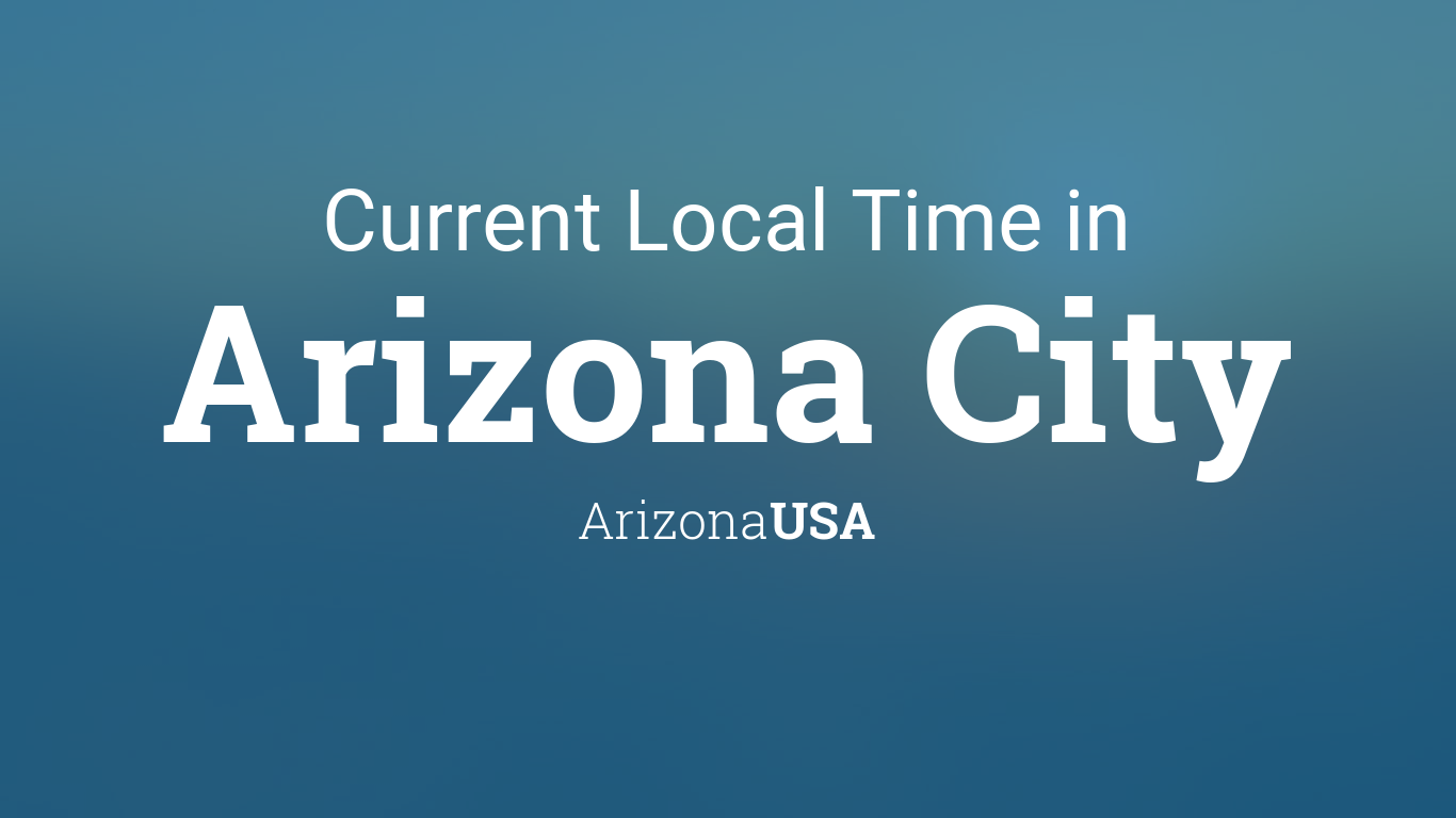 local time in arizona usa