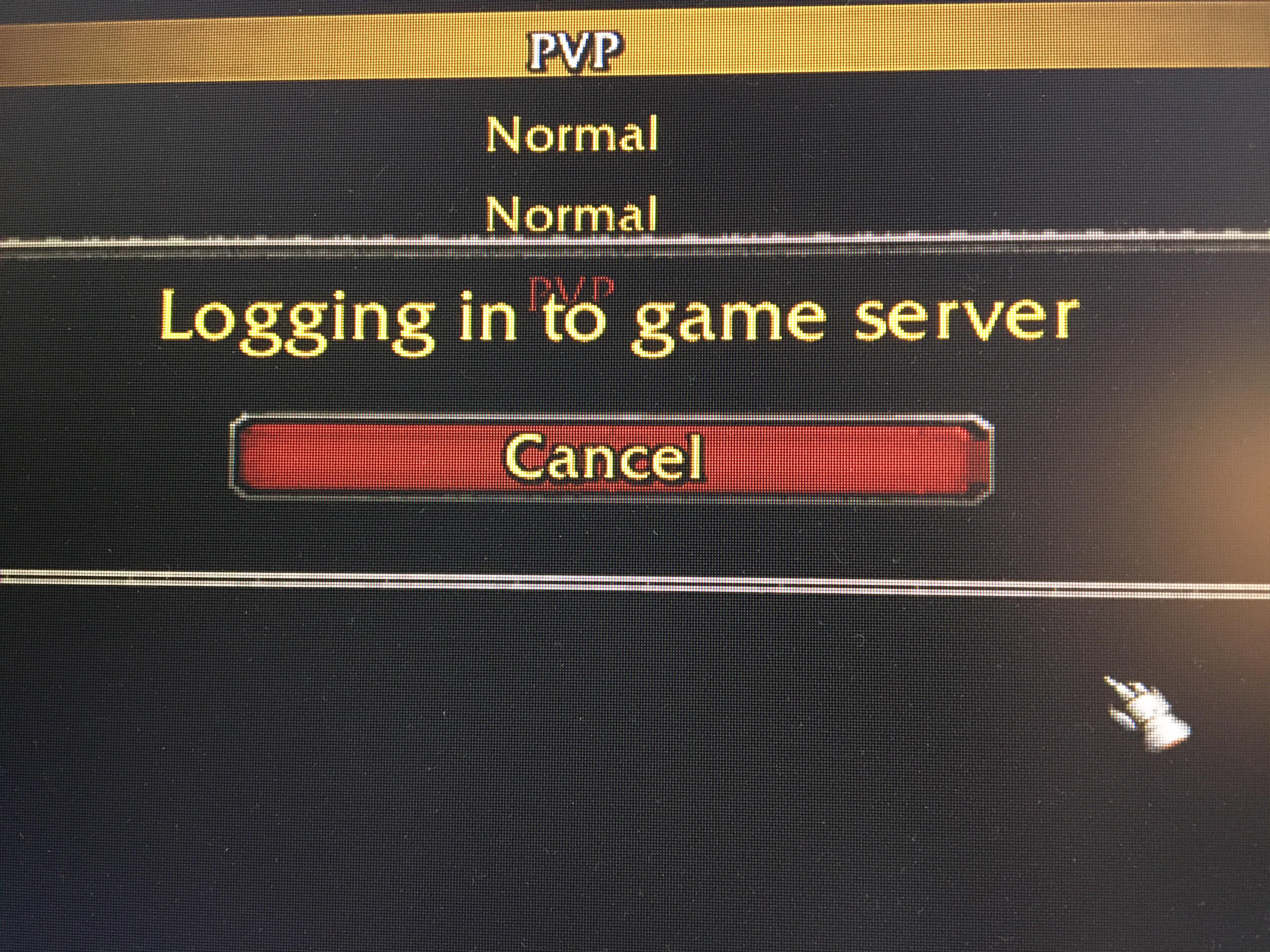 logging into game server wow stuck