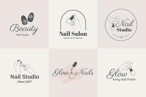 logotipos de uñas