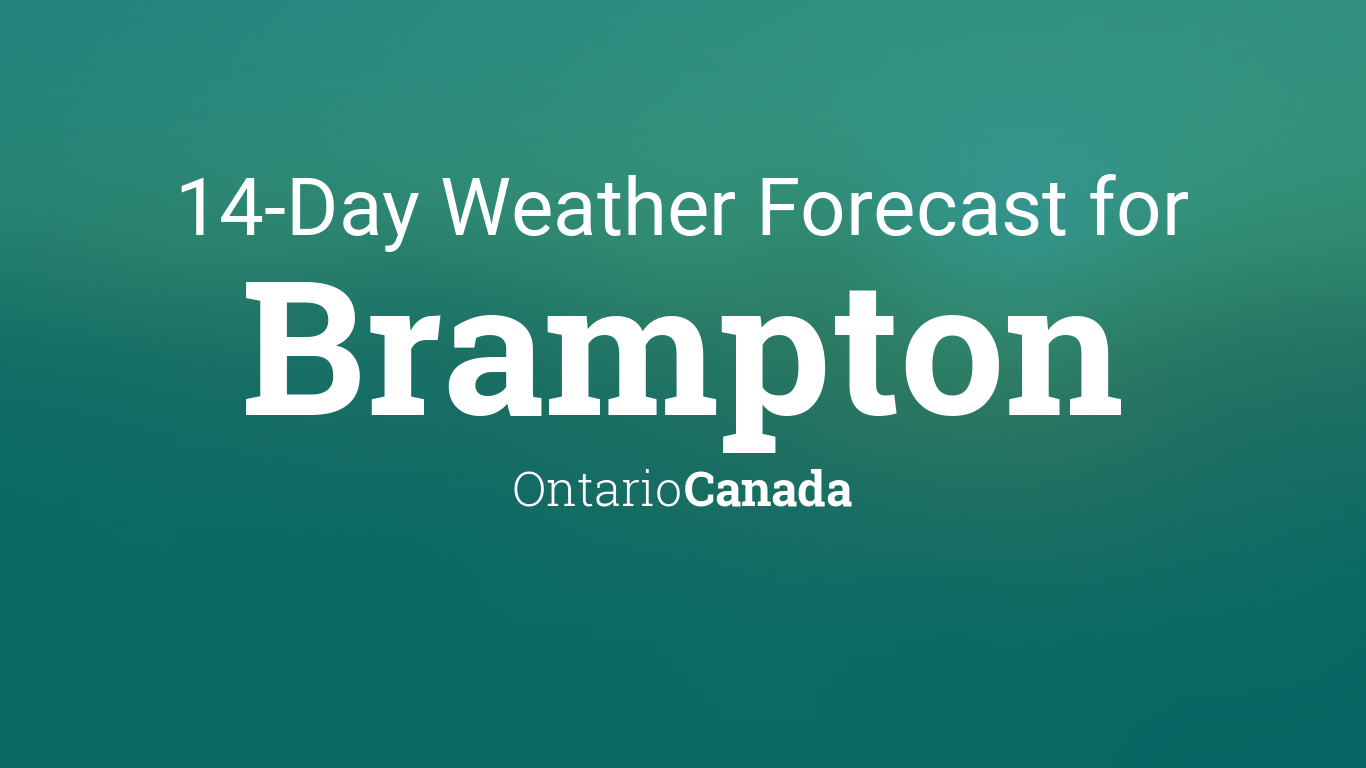 long range forecast brampton