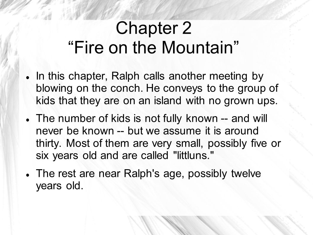 lord of the flies chapter summaries