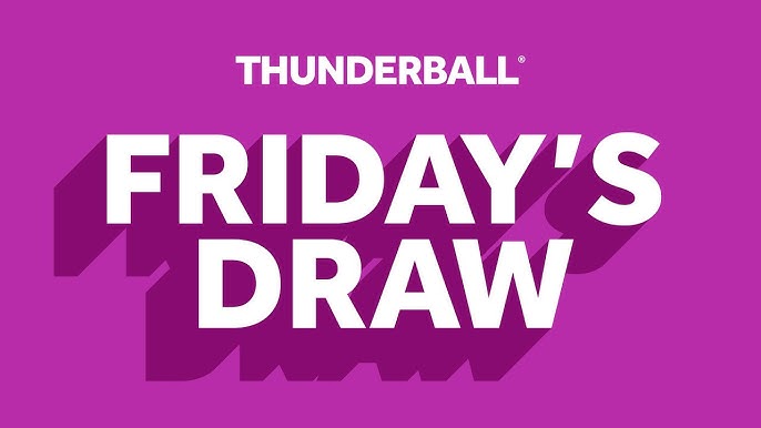 lottery numbers for tonight thunderball