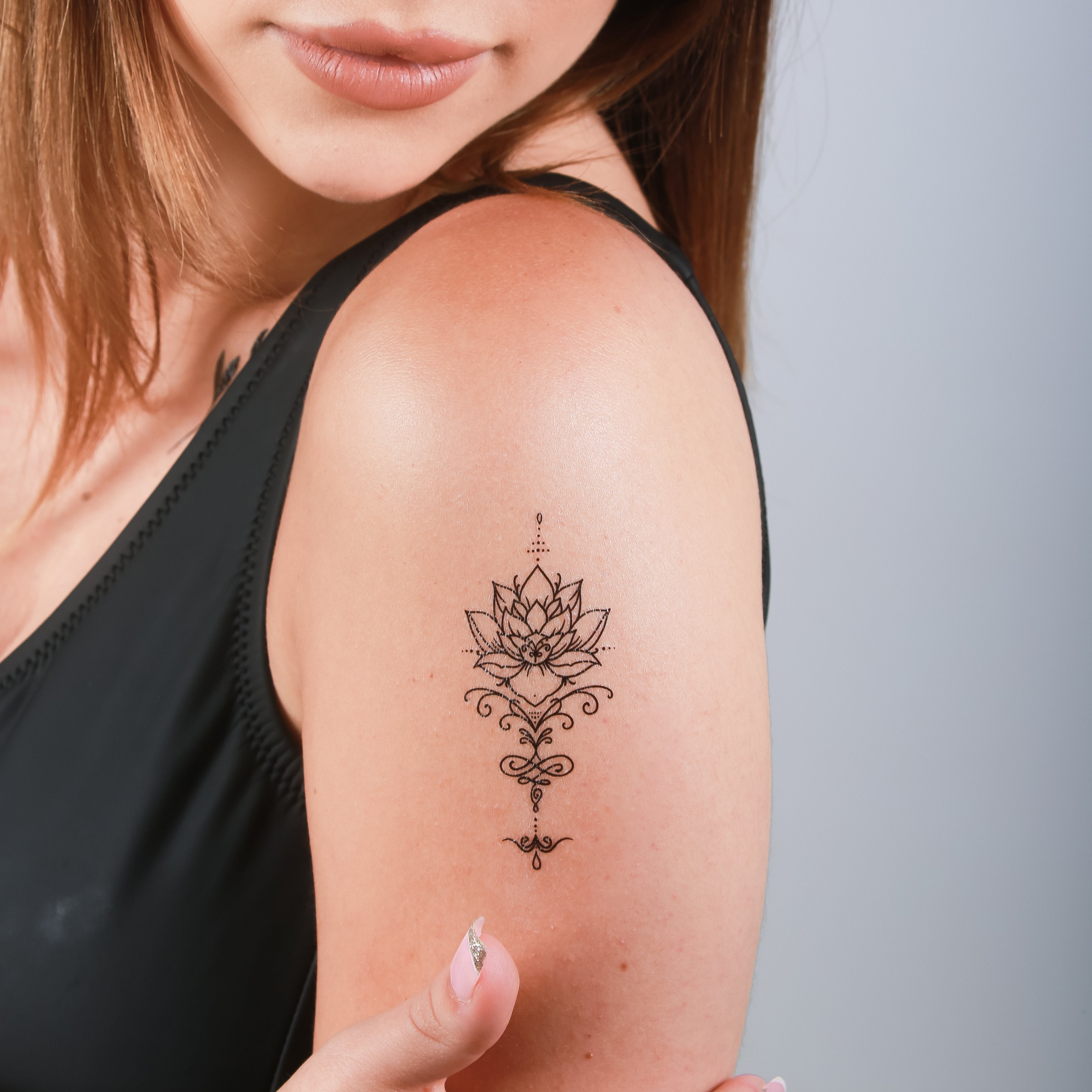 lotus mandala tatouage