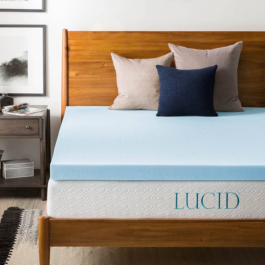 lucid 3 inch mattress topper