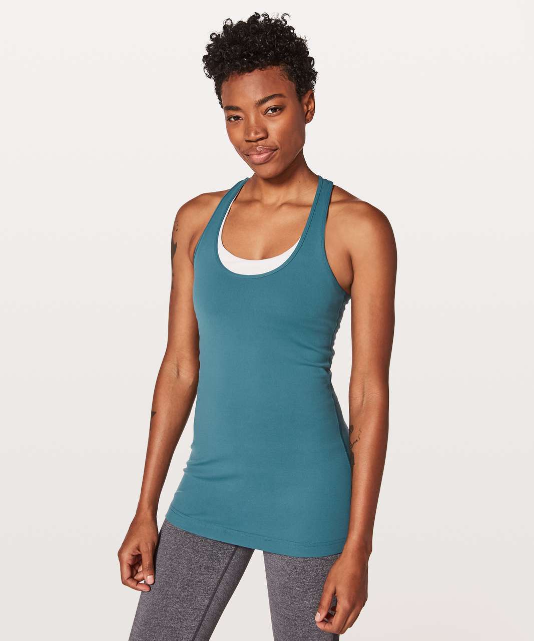 lululemon teal tank top