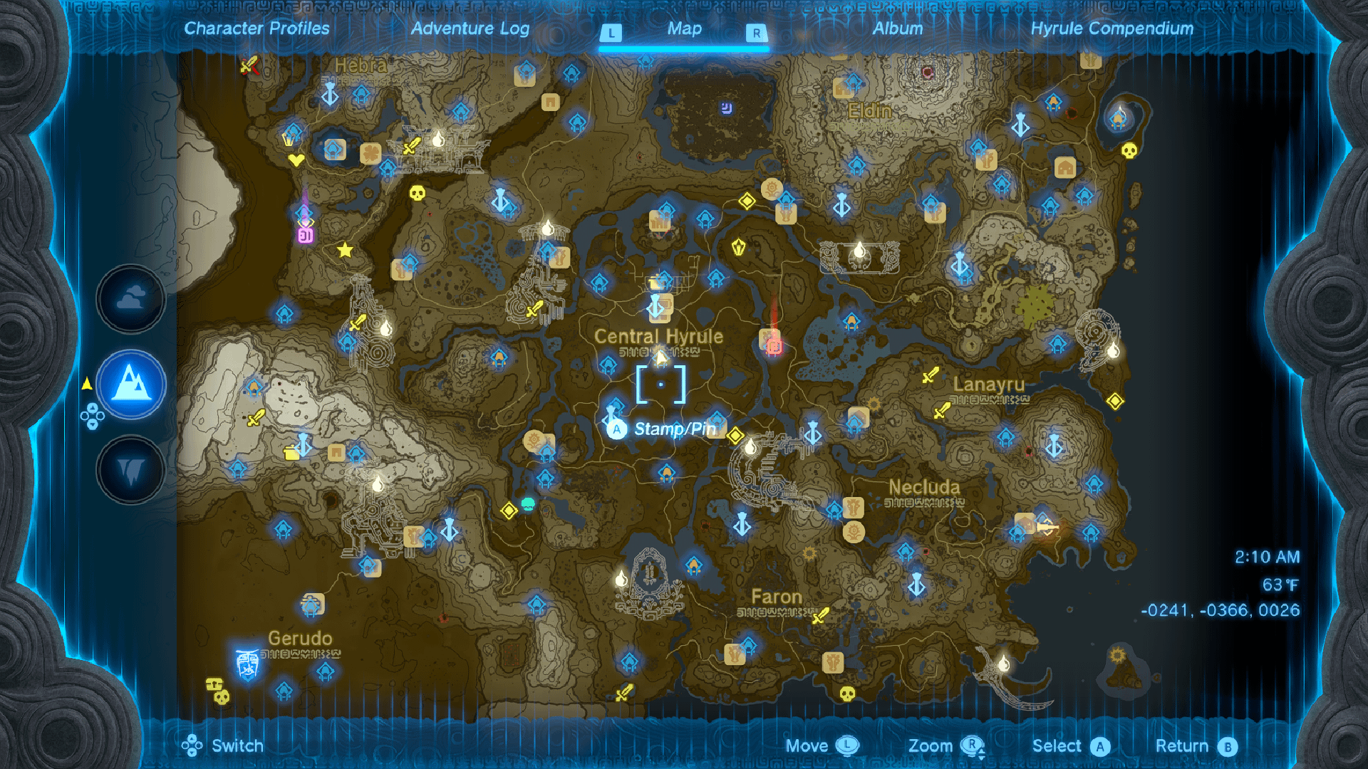 lynel map totk