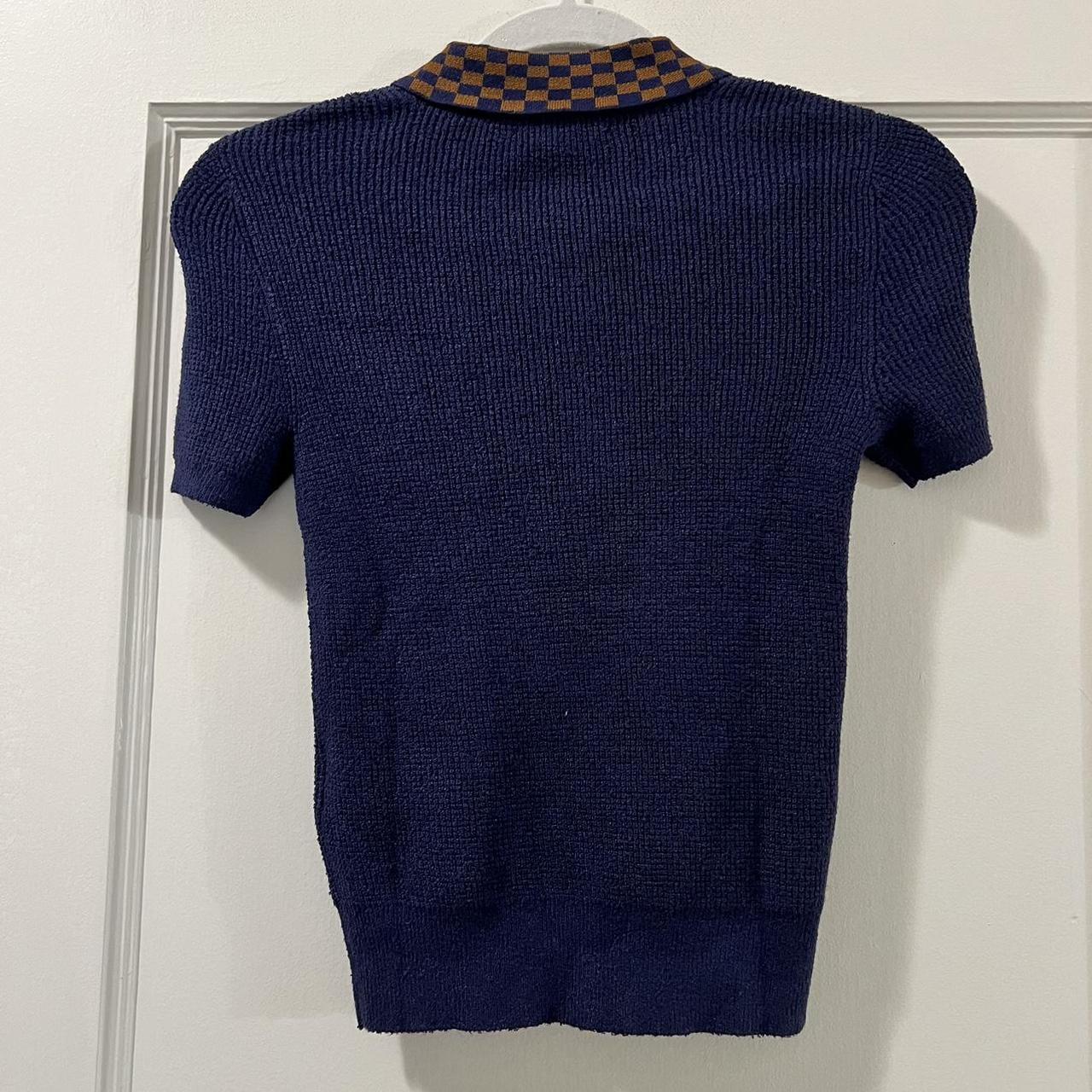 madewell boucle sweater polo tee