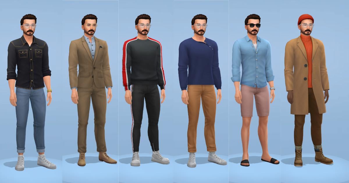 male outfits sims 4