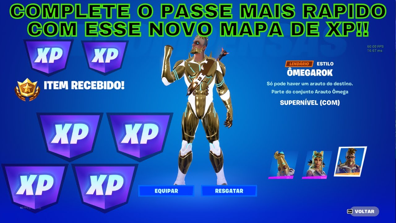 mapas de xp fornite