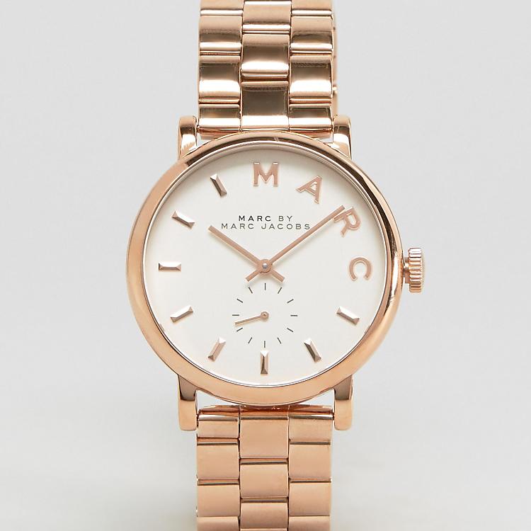 marc jacobs gold watch