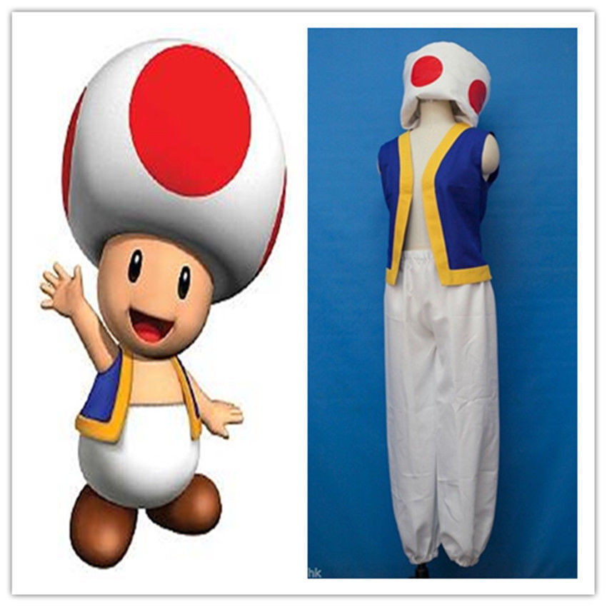 mario and toad costume