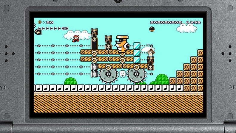 mario maker 3ds game