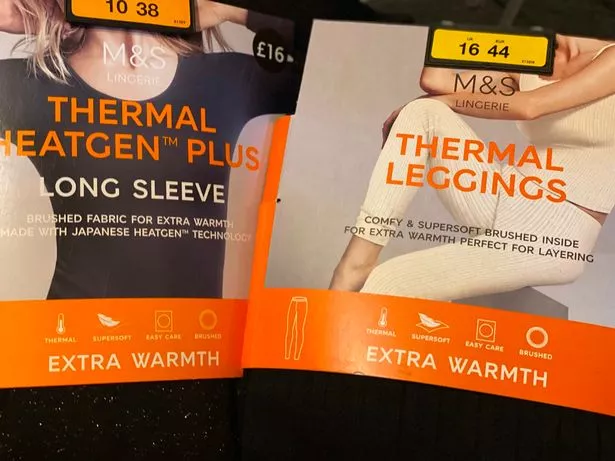 marks and spencer thermals