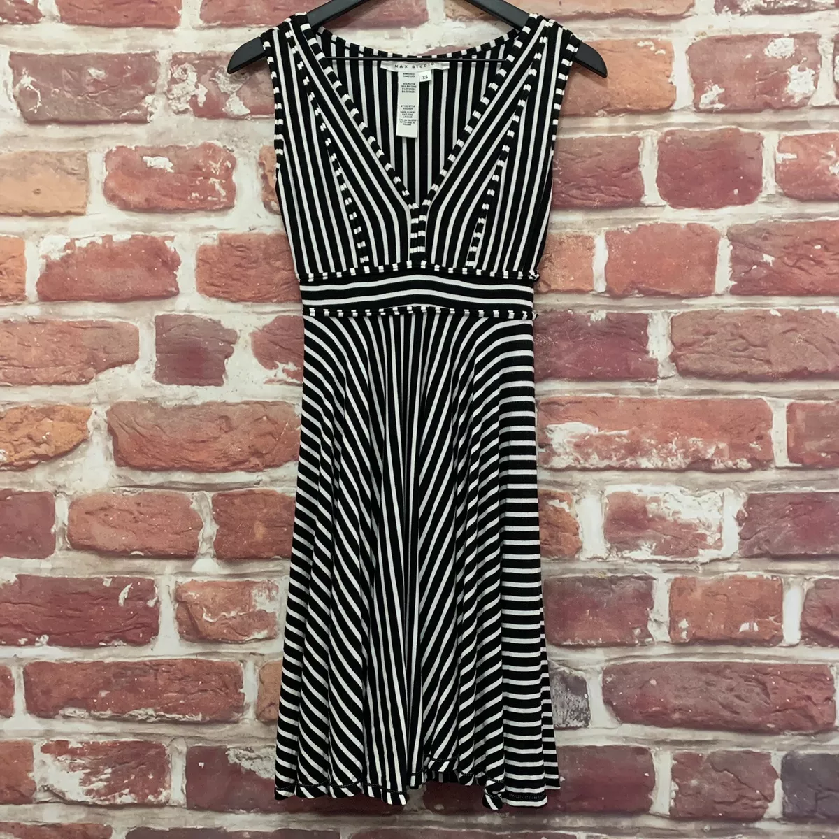 max studio striped dress