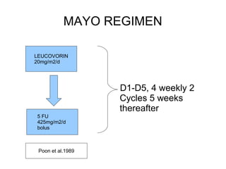 mayo regimen chemotherapy